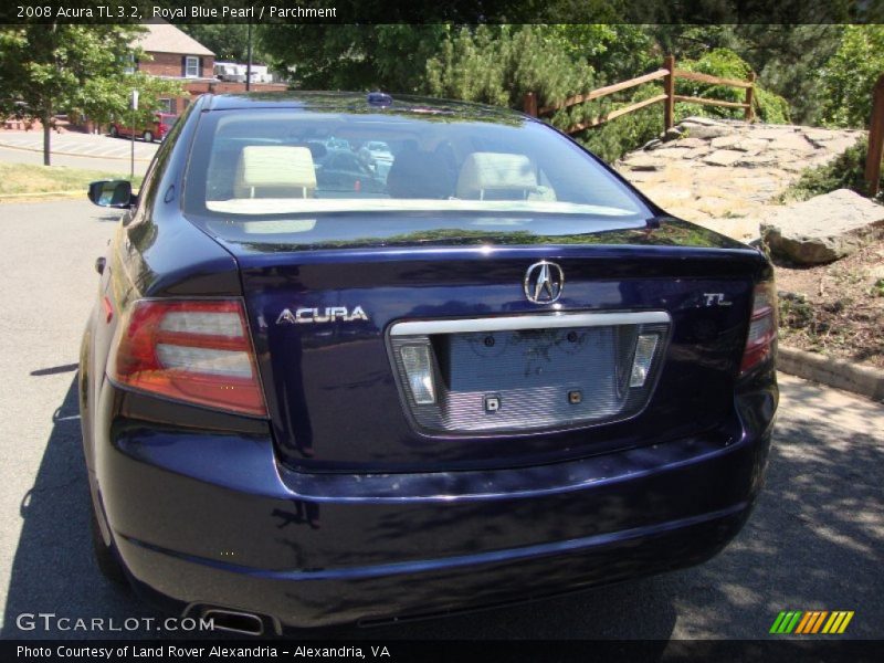 Royal Blue Pearl / Parchment 2008 Acura TL 3.2