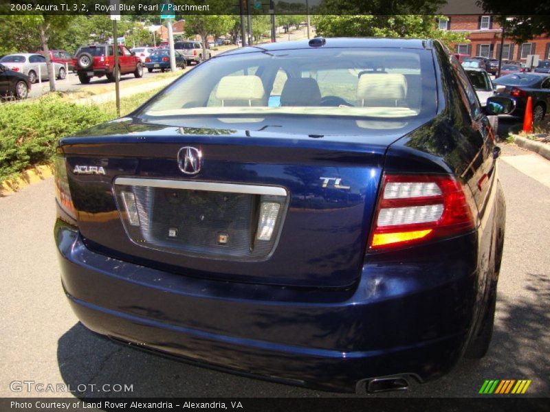 Royal Blue Pearl / Parchment 2008 Acura TL 3.2