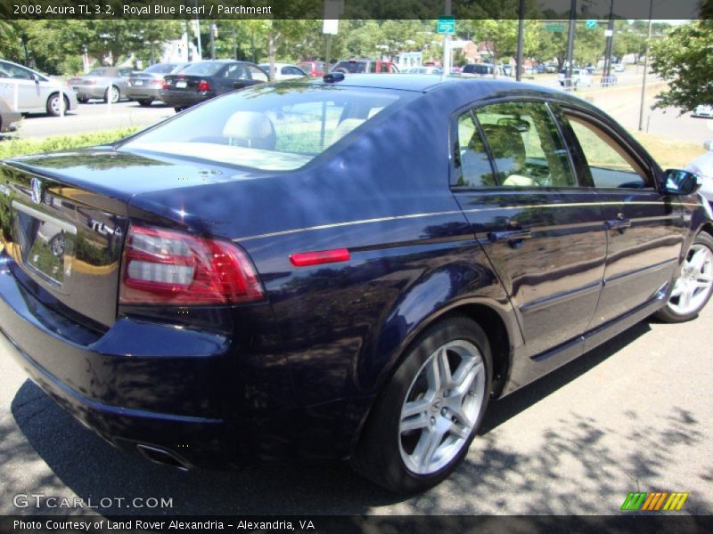 Royal Blue Pearl / Parchment 2008 Acura TL 3.2