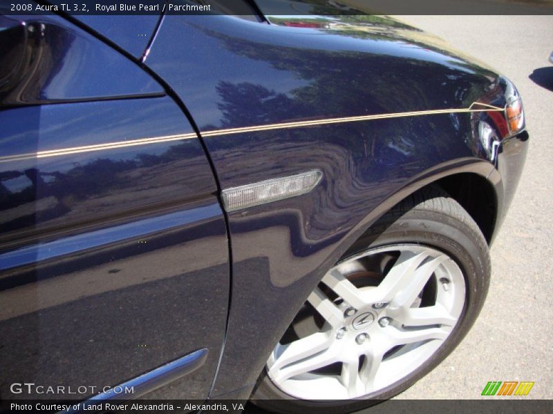 Royal Blue Pearl / Parchment 2008 Acura TL 3.2