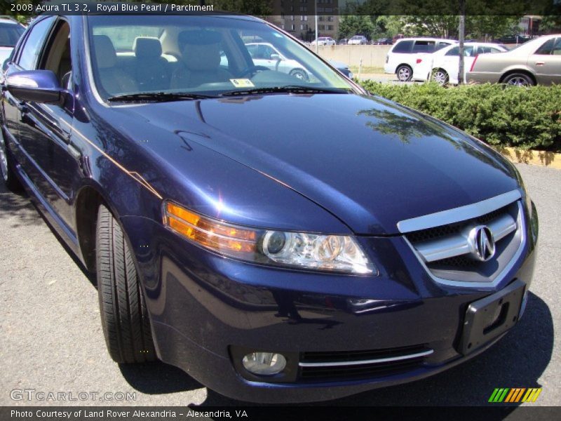Royal Blue Pearl / Parchment 2008 Acura TL 3.2