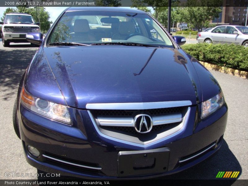 Royal Blue Pearl / Parchment 2008 Acura TL 3.2