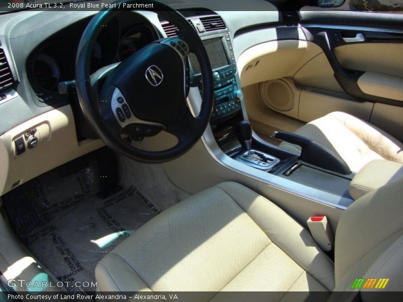 Royal Blue Pearl / Parchment 2008 Acura TL 3.2