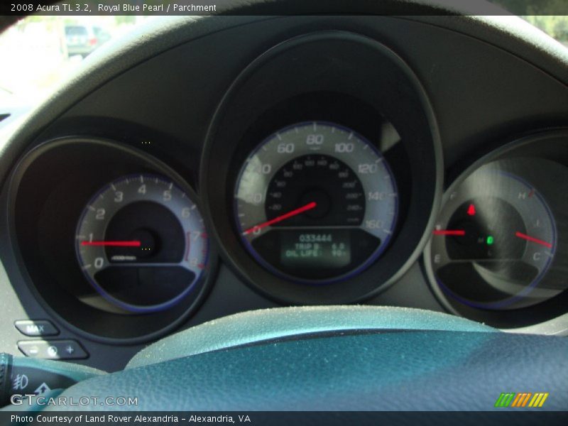Royal Blue Pearl / Parchment 2008 Acura TL 3.2