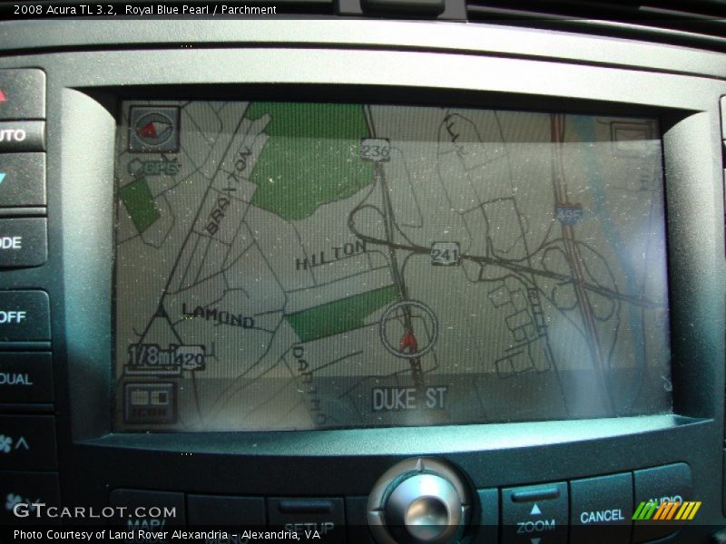 Royal Blue Pearl / Parchment 2008 Acura TL 3.2