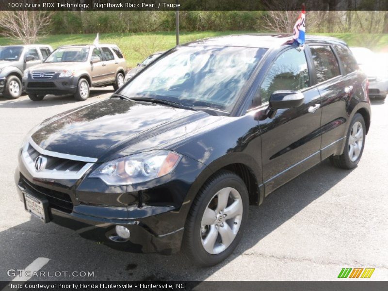 Nighthawk Black Pearl / Taupe 2007 Acura RDX Technology