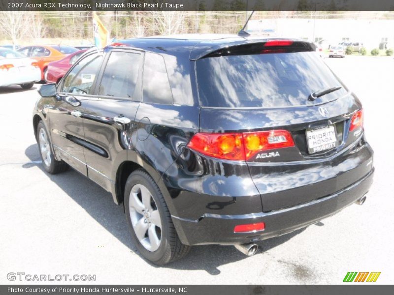 Nighthawk Black Pearl / Taupe 2007 Acura RDX Technology