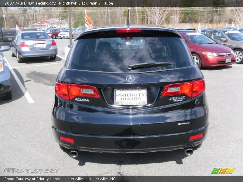 Nighthawk Black Pearl / Taupe 2007 Acura RDX Technology