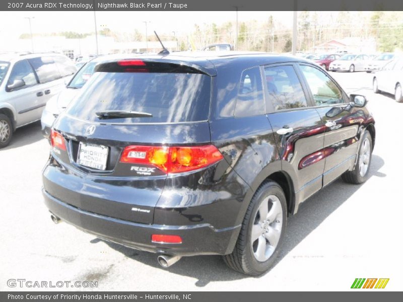 Nighthawk Black Pearl / Taupe 2007 Acura RDX Technology