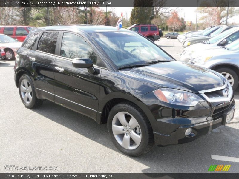 Nighthawk Black Pearl / Taupe 2007 Acura RDX Technology