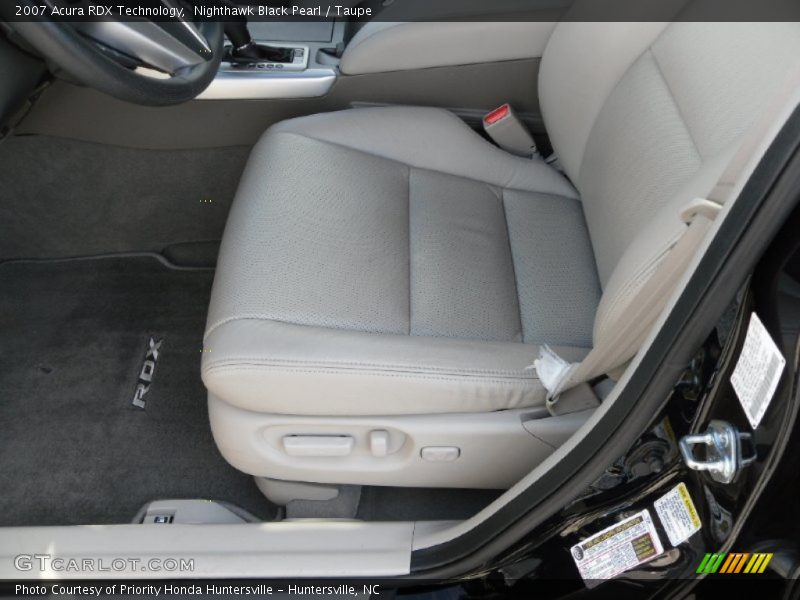 Nighthawk Black Pearl / Taupe 2007 Acura RDX Technology