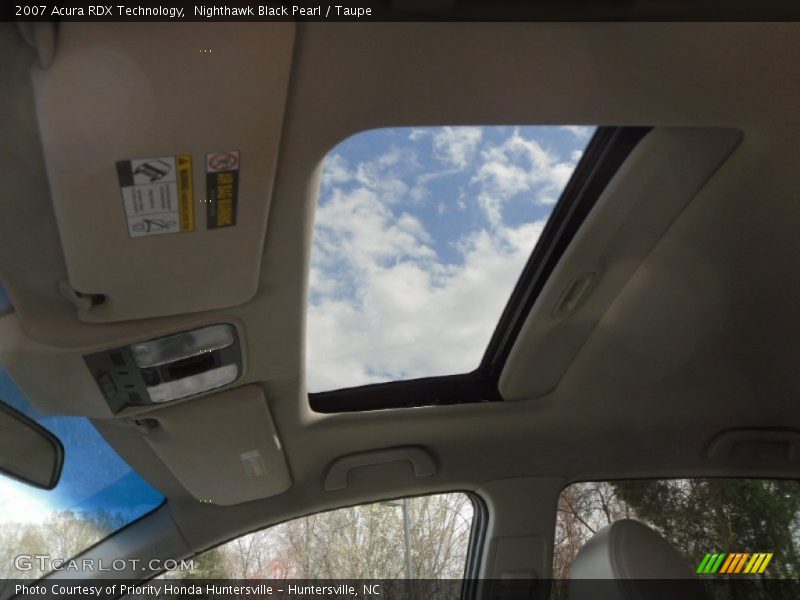 Nighthawk Black Pearl / Taupe 2007 Acura RDX Technology