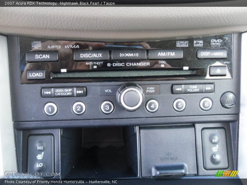 Nighthawk Black Pearl / Taupe 2007 Acura RDX Technology