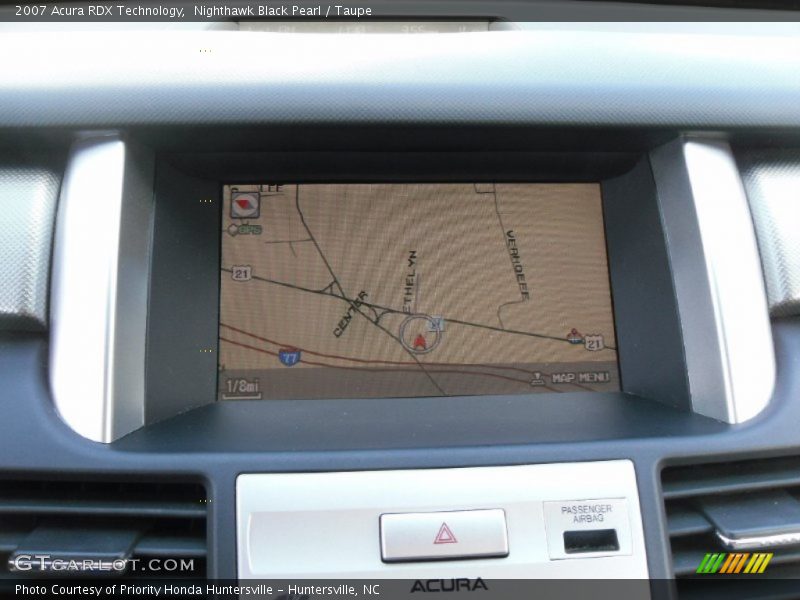 Nighthawk Black Pearl / Taupe 2007 Acura RDX Technology