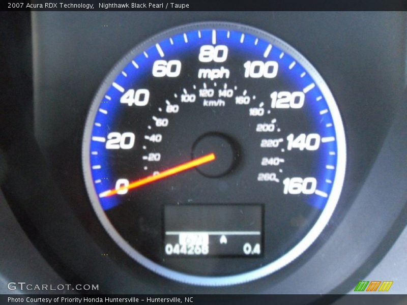 Nighthawk Black Pearl / Taupe 2007 Acura RDX Technology
