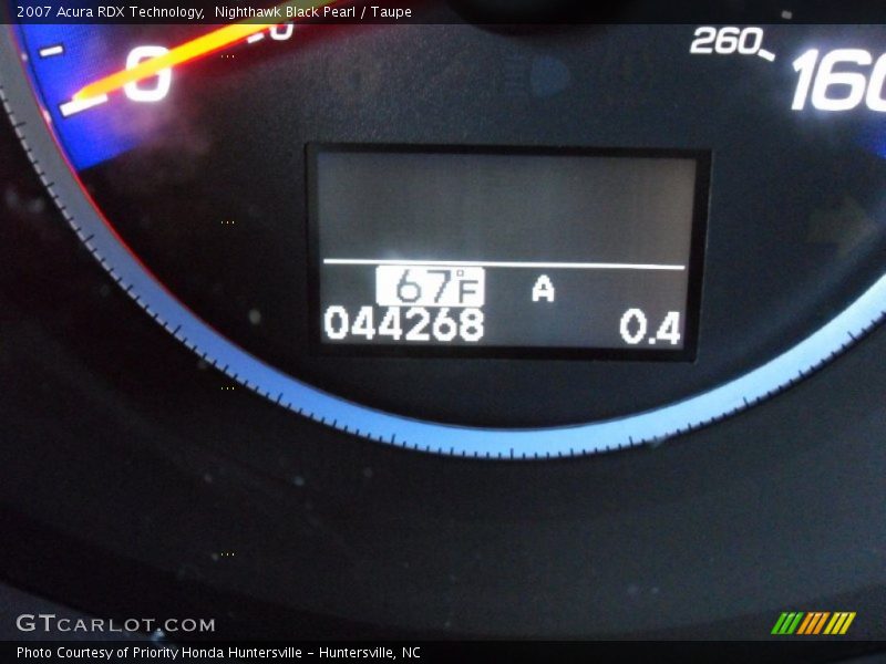 Nighthawk Black Pearl / Taupe 2007 Acura RDX Technology