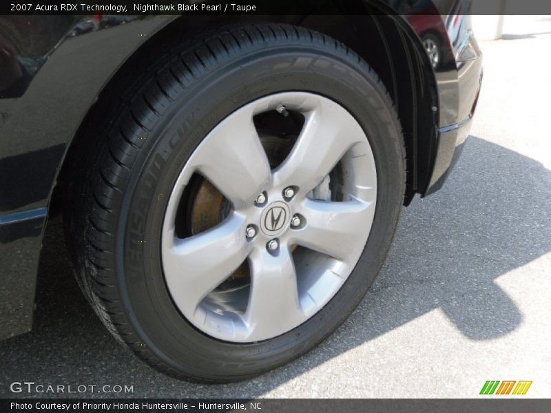 Nighthawk Black Pearl / Taupe 2007 Acura RDX Technology