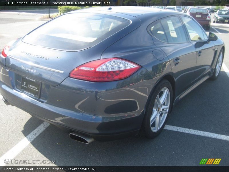 Yachting Blue Metallic / Luxor Beige 2011 Porsche Panamera 4