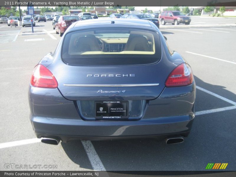 Yachting Blue Metallic / Luxor Beige 2011 Porsche Panamera 4