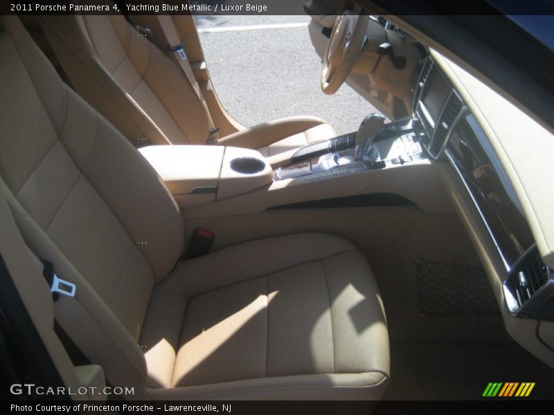 Yachting Blue Metallic / Luxor Beige 2011 Porsche Panamera 4