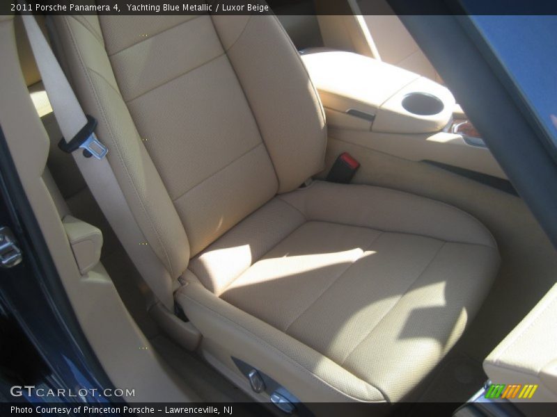 Yachting Blue Metallic / Luxor Beige 2011 Porsche Panamera 4