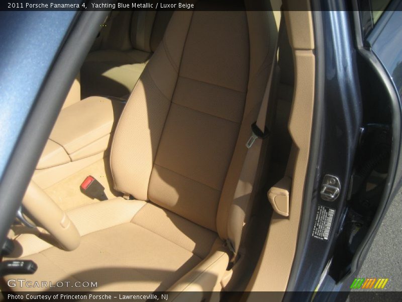 Yachting Blue Metallic / Luxor Beige 2011 Porsche Panamera 4
