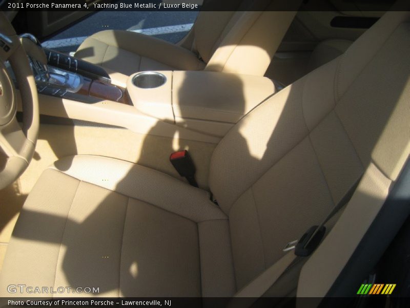 Yachting Blue Metallic / Luxor Beige 2011 Porsche Panamera 4