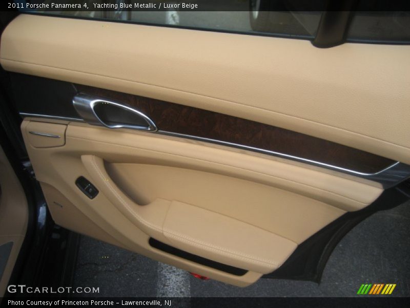Yachting Blue Metallic / Luxor Beige 2011 Porsche Panamera 4
