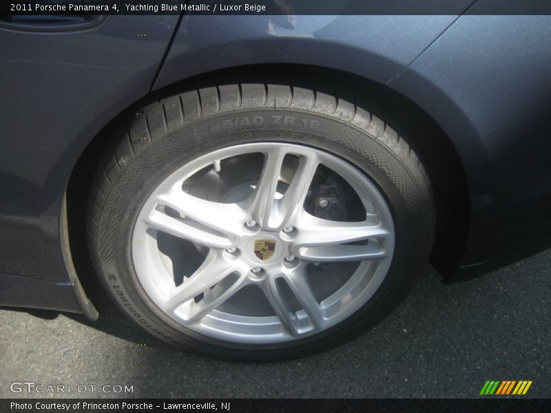 Yachting Blue Metallic / Luxor Beige 2011 Porsche Panamera 4