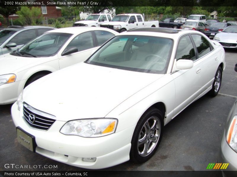 Snow Flake White Pearl / Gray 2002 Mazda Millenia S