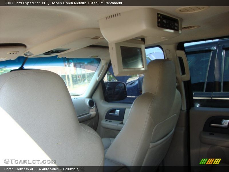 Aspen Green Metallic / Medium Parchment 2003 Ford Expedition XLT