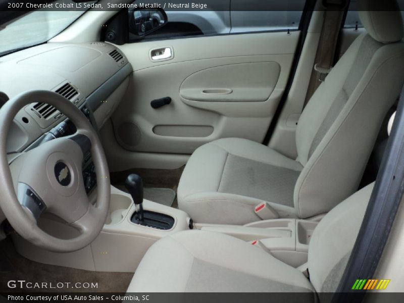 Sandstone Metallic / Neutral Beige 2007 Chevrolet Cobalt LS Sedan
