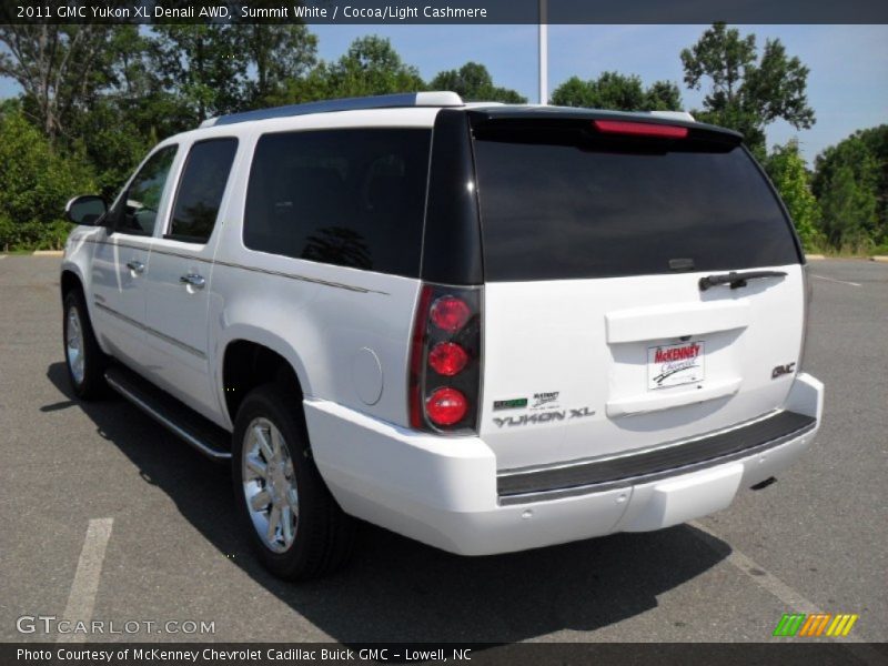 Summit White / Cocoa/Light Cashmere 2011 GMC Yukon XL Denali AWD
