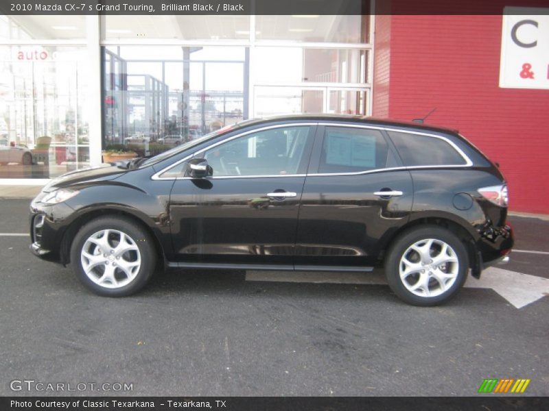 Brilliant Black / Black 2010 Mazda CX-7 s Grand Touring