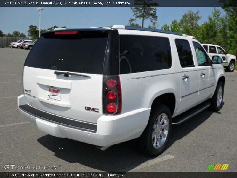 Summit White / Cocoa/Light Cashmere 2011 GMC Yukon XL Denali AWD