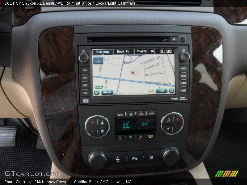 Summit White / Cocoa/Light Cashmere 2011 GMC Yukon XL Denali AWD