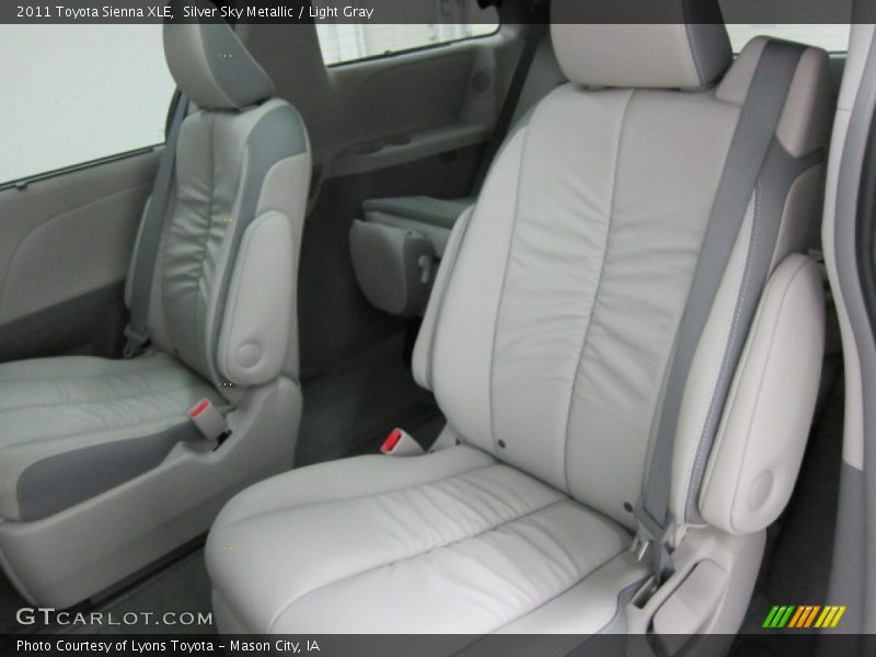 Silver Sky Metallic / Light Gray 2011 Toyota Sienna XLE