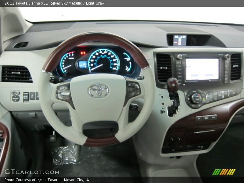 Silver Sky Metallic / Light Gray 2011 Toyota Sienna XLE