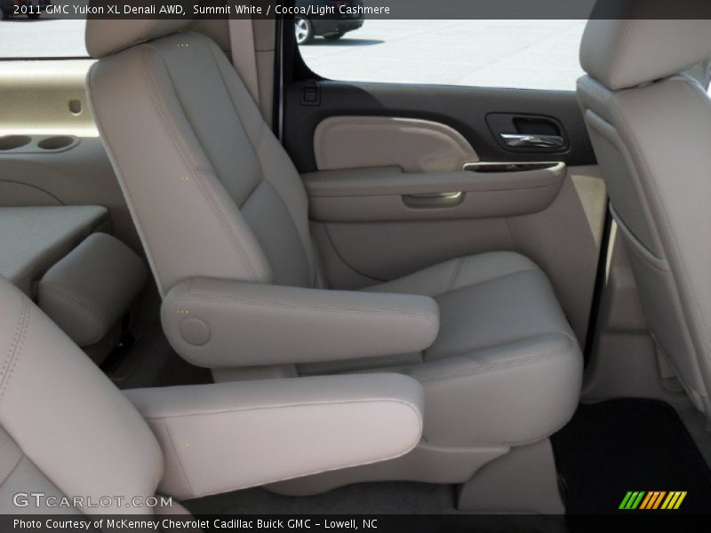 Summit White / Cocoa/Light Cashmere 2011 GMC Yukon XL Denali AWD