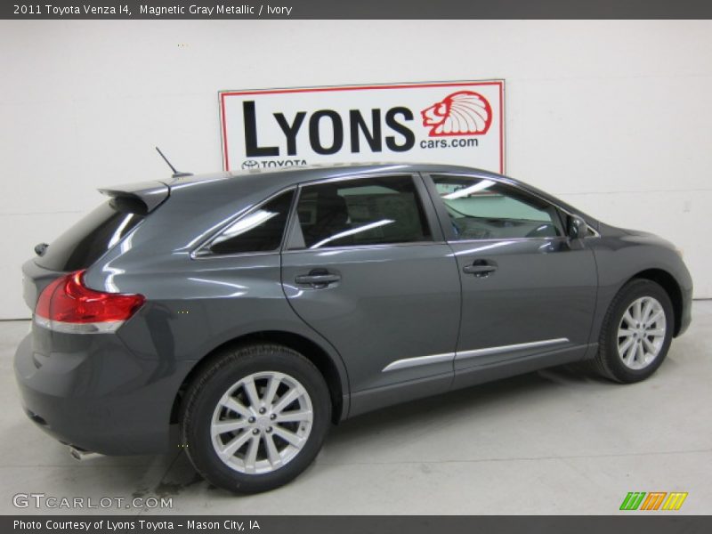 Magnetic Gray Metallic / Ivory 2011 Toyota Venza I4