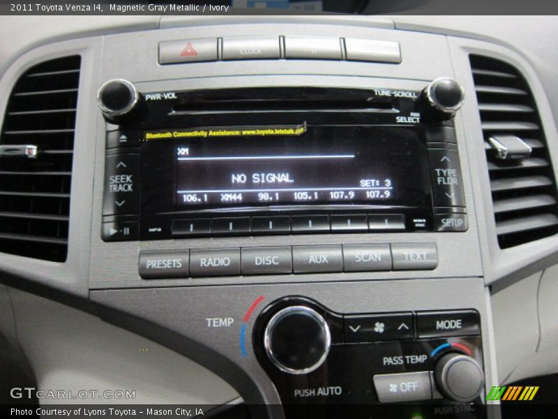 Magnetic Gray Metallic / Ivory 2011 Toyota Venza I4