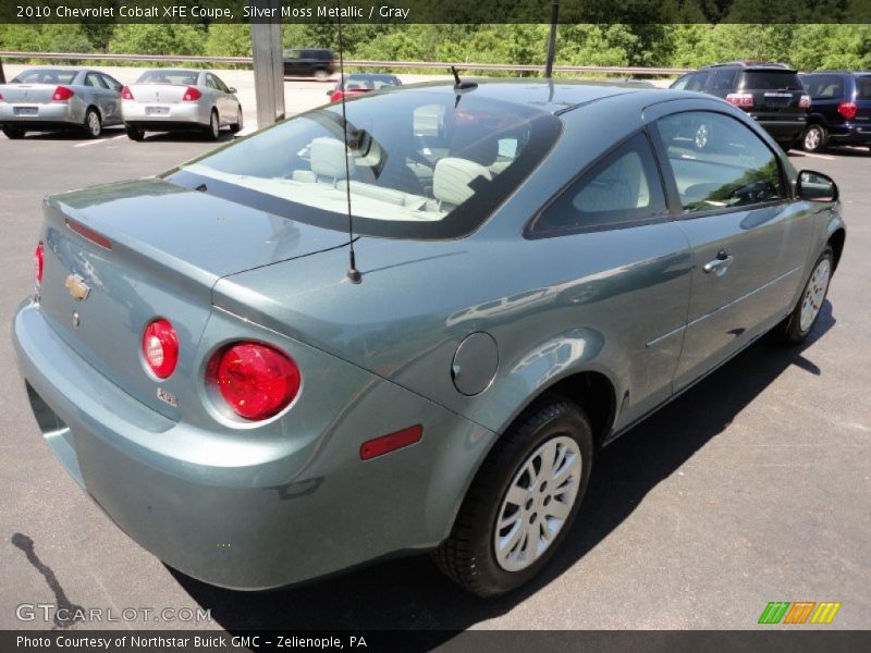 Silver Moss Metallic / Gray 2010 Chevrolet Cobalt XFE Coupe