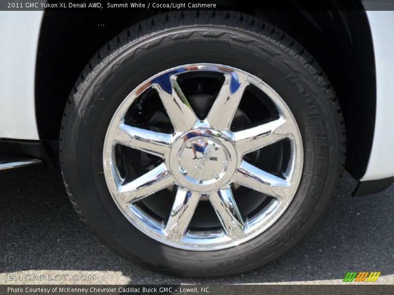 Summit White / Cocoa/Light Cashmere 2011 GMC Yukon XL Denali AWD