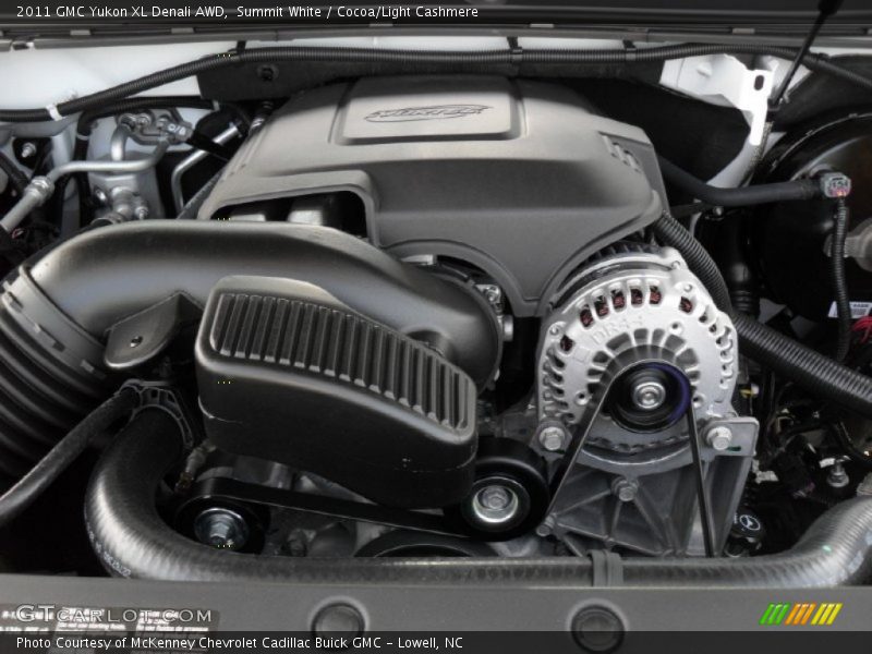 Summit White / Cocoa/Light Cashmere 2011 GMC Yukon XL Denali AWD