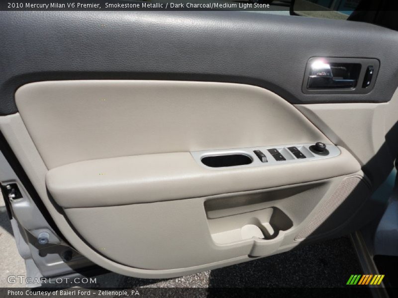 Smokestone Metallic / Dark Charcoal/Medium Light Stone 2010 Mercury Milan V6 Premier