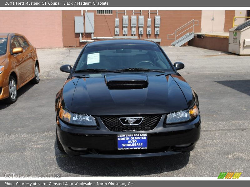 Black / Medium Graphite 2001 Ford Mustang GT Coupe