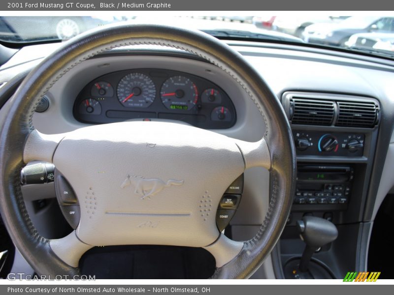 Black / Medium Graphite 2001 Ford Mustang GT Coupe