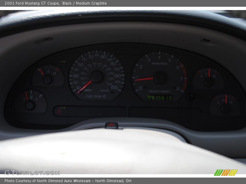 Black / Medium Graphite 2001 Ford Mustang GT Coupe