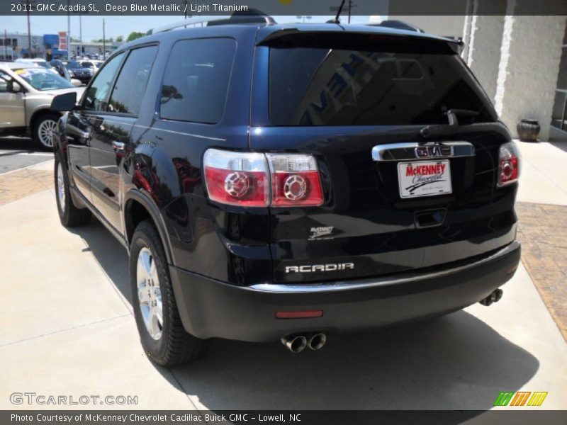 Deep Blue Metallic / Light Titanium 2011 GMC Acadia SL