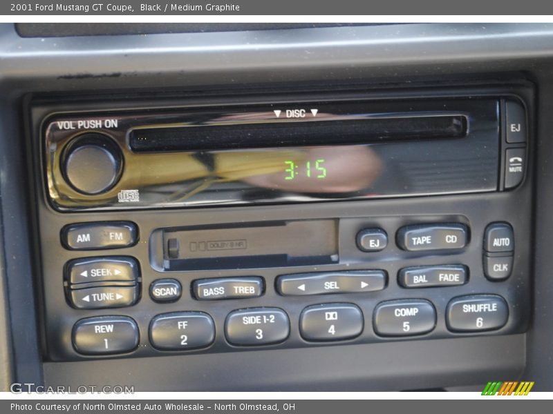 Black / Medium Graphite 2001 Ford Mustang GT Coupe